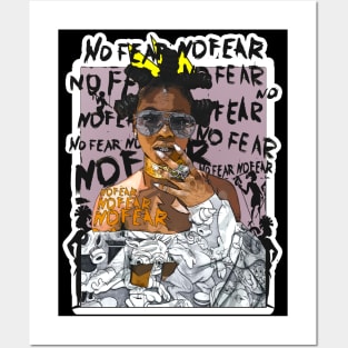 Bantu No Fear Strong Black Woman Posters and Art